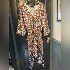 NWT Eloquii Floral Wrap Dress - sz 20